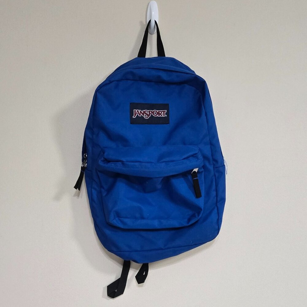 JanSport SuperBreak Polyester Backpack, Blue